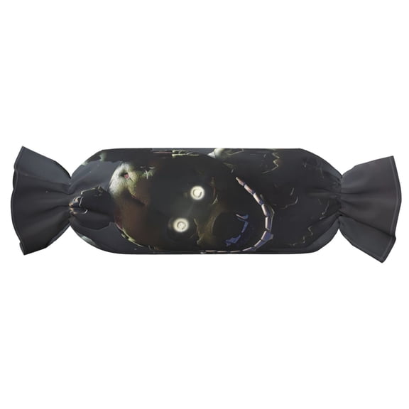 Saiise Five Nights At Freddy'S Print Candy Pillows Cylindrical Pillows Plush Waist Bolster Sofa Cushions Washable Home Decor Gift