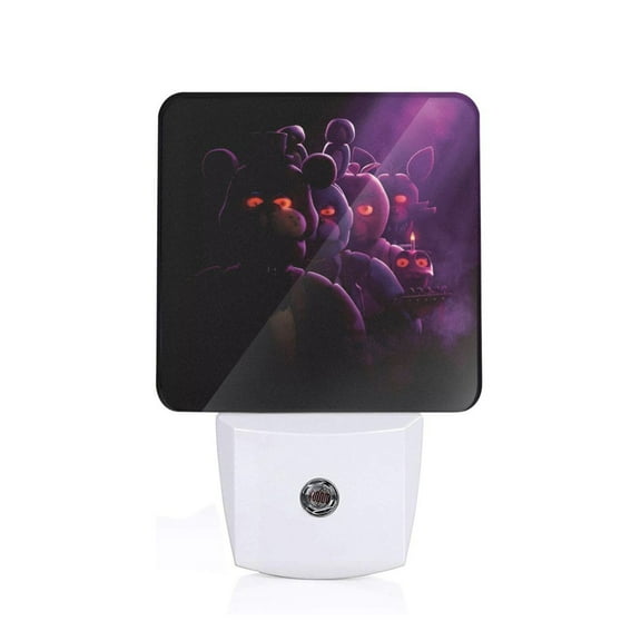 Saiise Five Nights At Freddy'S Print LED Night Light for Bathroom,Hallway,Bedroom,Kids Room,Stairway-EU