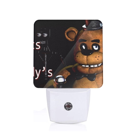 Saiise Five Nights At Freddy'S Print LED Night Light for Bathroom,Hallway,Bedroom,Kids Room,Stairway-EU