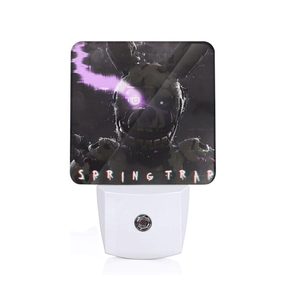 Saiise Five Nights At Freddy'S Print LED Night Light for Bathroom,Hallway,Bedroom,Kids Room,Stairway-UK
