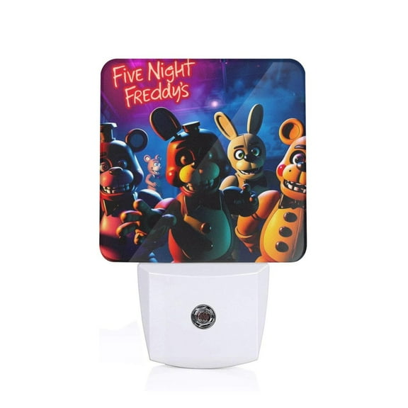 Saiise Five Nights At Freddy'S Print LED Night Light for Bathroom,Hallway,Bedroom,Kids Room,Stairway-US