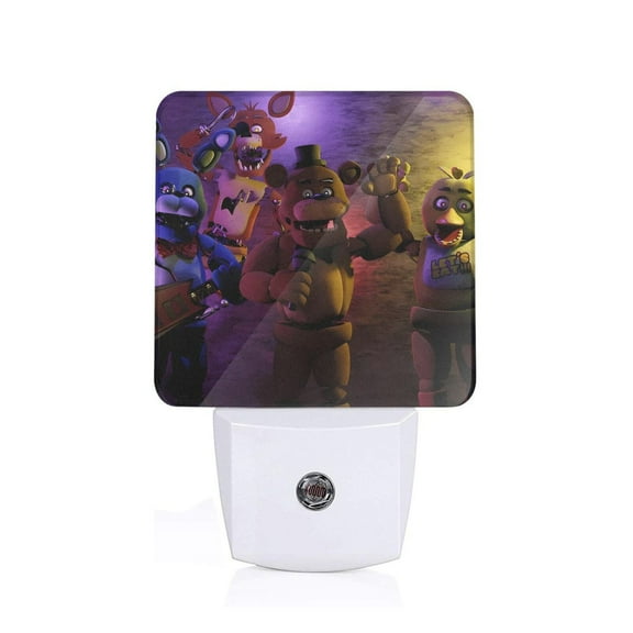 Saiise Five Nights At Freddy'S Print LED Night Light for Bathroom,Hallway,Bedroom,Kids Room,Stairway-US