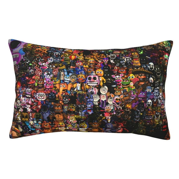 Saiise Five Nights At Freddy'S Printed Pillowcases with Envelope Closure, Gift for Women Men-16"x24" (Pillow not included)