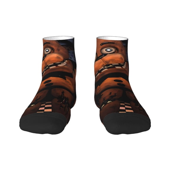 Saiise Five Nights At FreddyS Funny Socks Men Women Adults Novelty Graphic Crew Tube Socks Crazy Design Casual Dress Socks for Sports,Running,Travel