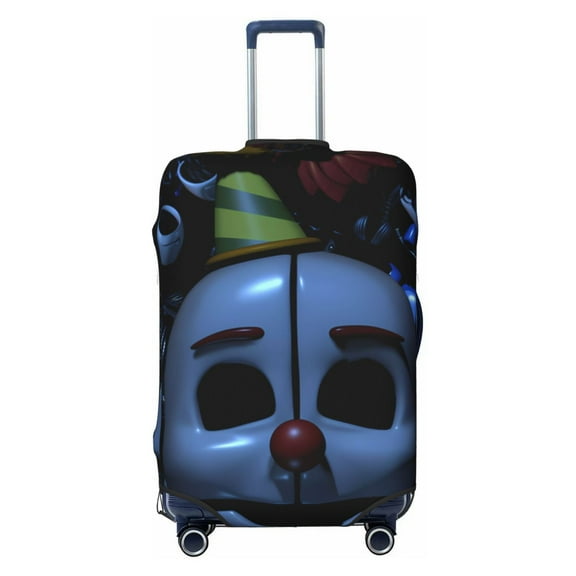 Saiise Five Nights At Freddy'S Luggage Suitcase Covers Elastic Washable Luggage Protector Travel Suitcase Protective Cover For Unisex Fits 18-32 Inch Luggage(No luggage included)