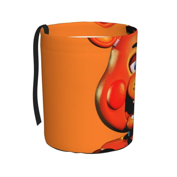 Saiise Five Nights At Freddy'S Print Car Trash Can Bin for Back Seat Leak Proof, Trash Bag Hanging,for SUV Truck Van, Automotive Vehicle Garbage Cans Front Seat