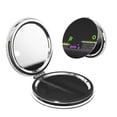 thumbnail image 1 of Saiise Geometry Dash Print Compact Mirror,Travel Makeup Mirror,Mini Mirror for Purse,Handbag,2.6 inch Small Folding Portable Handheld Mirror, 1 of 9