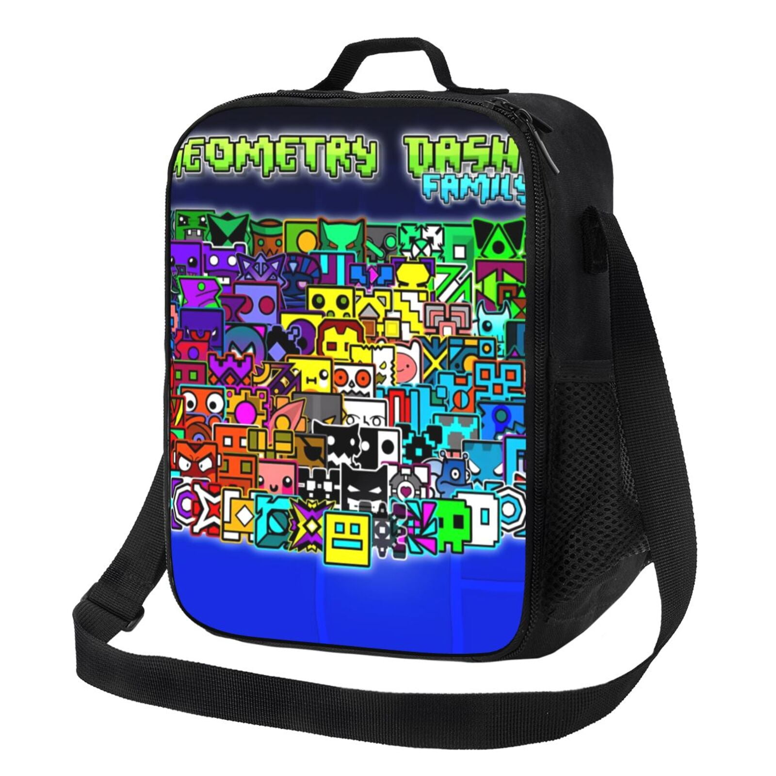 Saiise Geometry Dash Print Lunch Box for Men Women Adults Lunch Bag for ...