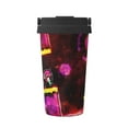 thumbnail image 1 of Saiise Geometry Dash Print Travel Coffee Mug 16oz,Insulated Coffee Mug to Go,Reusable Coffee Travel Mug with Seal Lid,Vacuum Stainless Steel Coffee Cups for Hot/Ice Coffee Tea, 1 of 8