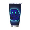 thumbnail image 1 of Saiise Geometry Dash Print Tumbler 20 Oz Stainless Steel Vacuum Insulated with Straw Coffee Cup for Home,Office,Outdoor Works Great for Ice Drinks and Hot Beverage, 1 of 8