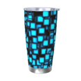 thumbnail image 1 of Saiise Geometry Dash Print Tumbler 20 Oz Stainless Steel Vacuum Insulated with Straw Coffee Cup for Home,Office,Outdoor Works Great for Ice Drinks and Hot Beverage, 1 of 8