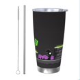 thumbnail image 1 of Saiise Geometry Dash Print Tumbler 20 Oz Stainless Steel Vacuum Insulated with Straw Coffee Cup for Home,Office,Outdoor Works Great for Ice Drinks and Hot Beverage, 1 of 8
