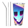 thumbnail image 1 of Saiise Geometry Dash Print Tumbler 20 Oz Stainless Steel Vacuum Insulated with Straw Coffee Cup for Home,Office,Outdoor Works Great for Ice Drinks and Hot Beverage, 1 of 8
