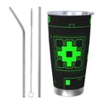 thumbnail image 1 of Saiise Geometry Dash Print Tumbler 20 Oz Stainless Steel Vacuum Insulated with Straw Coffee Cup for Home,Office,Outdoor Works Great for Ice Drinks and Hot Beverage, 1 of 8
