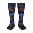 thumbnail image 1 of Saiise Mario A Funny Socks Men Women Boys Kids Adults Novelty Graphic Crew Tube Socks Crazy Design Casual Dress Socks for Sports,Running,Travel, 1 of 7