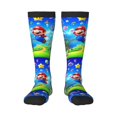 thumbnail image 1 of Saiise Mario Az Funny Socks Men Women Boys Kids Adults Novelty Graphic Crew Tube Socks Crazy Design Casual Dress Socks for Sports,Running,Travel, 1 of 7
