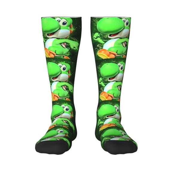 Saiise Mario Be Funny Socks Men Women Boys Kids Adults Novelty Graphic Crew Tube Socks Crazy Design Casual Dress Socks for Sports,Running,Travel