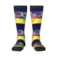 thumbnail image 1 of Saiise Mario Bx Funny Socks Men Women Boys Kids Adults Novelty Graphic Crew Tube Socks Crazy Design Casual Dress Socks for Sports,Running,Travel, 1 of 7