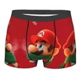 thumbnail image 1 of Saiise Mario Cm Men's Underwear Boxer Briefs Cotton Trunks Short Leg Underwear (S-XXL), 1 of 7