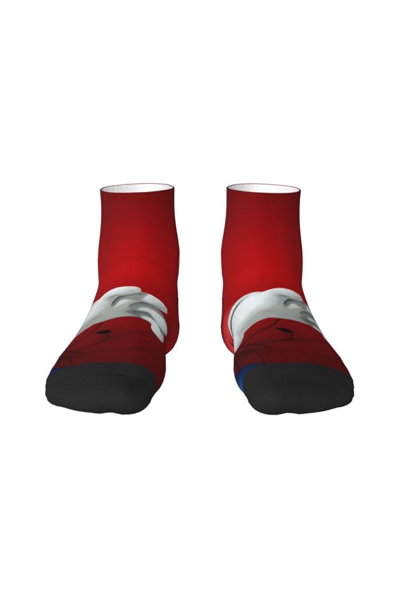 Mario Funny Socks Men Women Adults Novelty Graphic Crew Tube Socks Crazy Design Casual Dress Socks for Sports,Running,Travel