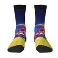 thumbnail image 1 of Saiise Mario Funny Socks Men Women Adults Novelty Graphic Crew Tube Socks Crazy Design Casual Dress Socks for Sports,Running,Travel, 1 of 7