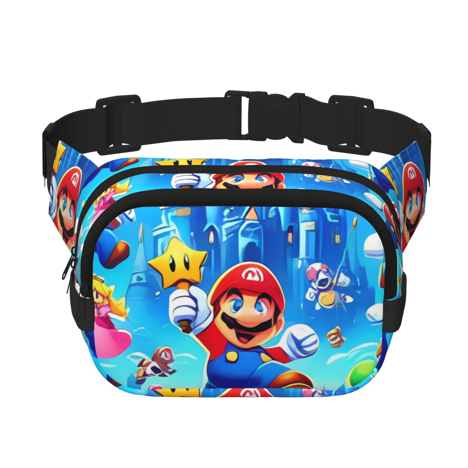 Sac Banane Safta Super Mario - Taille Unique, Design Multicolor, Licence Officielle