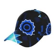 thumbnail image 1 of Saiise Men Women Geometry Dash Print Sported Baseball Cap Adjustable Golf Cap Dad Hat Outdoor for Running Workouts and Outdoor Activities All Seasons, 1 of 6