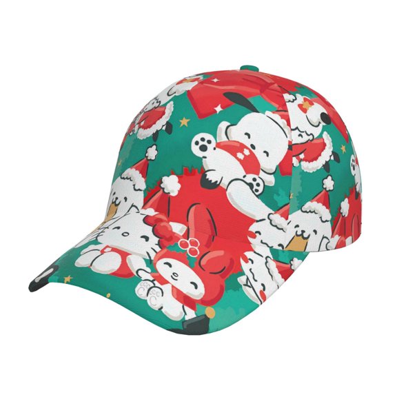 Saiise Men Women Sanrio Az Print Sported Baseball Cap Adjustable Golf Cap Dad Hat Outdoor for Running Workouts and Outdoor Activities All Seasons