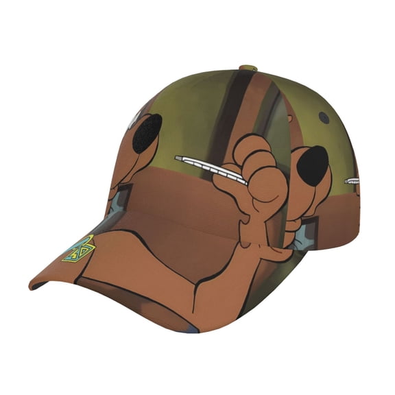 Saiise Men Women Scooby-Doo Ax Print Sported Baseball Cap Adjustable Golf Cap Dad Hat Outdoor for Running Workouts and Outdoor Activities All Seasons