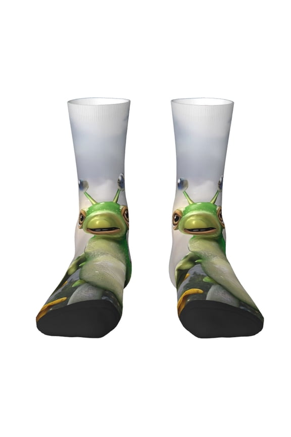 Pikmin Funny Socks Men Women Adults Novelty Graphic Crew Tube Socks Crazy Design Casual Dress Socks for Sports,Running,Travel