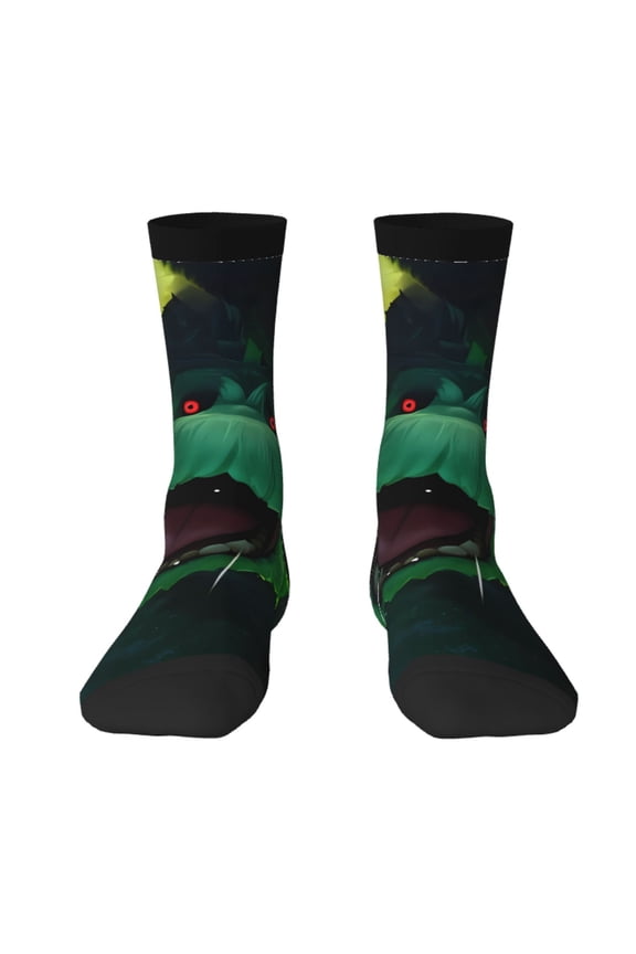 Pikmin Funny Socks Men Women Adults Novelty Graphic Crew Tube Socks Crazy Design Casual Dress Socks for Sports,Running,Travel