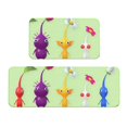 thumbnail image 1 of Saiise Pikmin Print 2 Pcs Kitchen Rugs and Mats,Non-Slip Waterproof Kitchen Rug Set for Kitchen,Office,Sink 17"x47.2"+17"x29.5", 1 of 6
