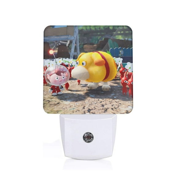 Saiise Pikmin Print LED Night Light for Bathroom,Hallway,Bedroom,Kids Room,Stairway-UK