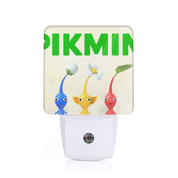 Saiise Pikmin Print LED Night Light for Bathroom,Hallway,Bedroom,Kids Room,Stairway-US