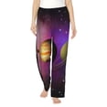 thumbnail image 1 of Saiise Planets And Stars Womens Pajama Pants Stretch Comfy Lounge Pants Drawstring Sleep Bottoms with Pockets-X-Large, 1 of 6