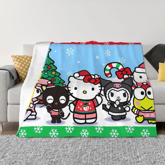 Saiise Sanrio Ae Throw Blanket 60"x50" ,Soft Lightweight Cozy All Season Blanket for Bed,Couch,Car