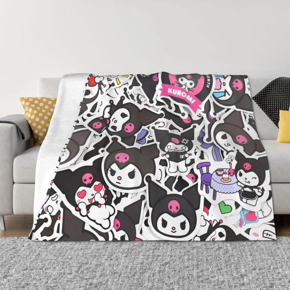 Saiise Sanrio Cc Throw Blanket 80"x60" ,Soft Lightweight Cozy All Season Blanket for Bed,Couch,Car