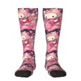 thumbnail image 1 of Saiise Sanrio Ci Funny Socks Men Women Boys Kids Adults Novelty Graphic Crew Tube Socks Crazy Design Casual Dress Socks for Sports,Running,Travel, 1 of 7