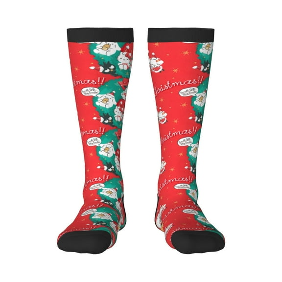 Saiise Sanrio Cu Funny Socks Men Women Boys Kids Adults Novelty Graphic Crew Tube Socks Crazy Design Casual Dress Socks for Sports,Running,Travel