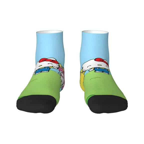 Saiise Sanrio Funny Socks Men Women Adults Novelty Graphic Crew Tube Socks Crazy Design Casual Dress Socks for Sports,Running,Travel