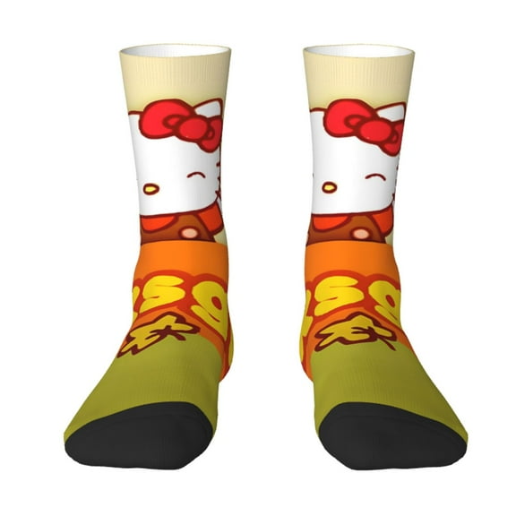 Saiise Sanrio Funny Socks Men Women Adults Novelty Graphic Crew Tube Socks Crazy Design Casual Dress Socks for Sports,Running,Travel