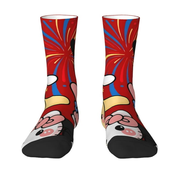 Saiise Sanrio Funny Socks Men Women Adults Novelty Graphic Crew Tube Socks Crazy Design Casual Dress Socks for Sports,Running,Travel