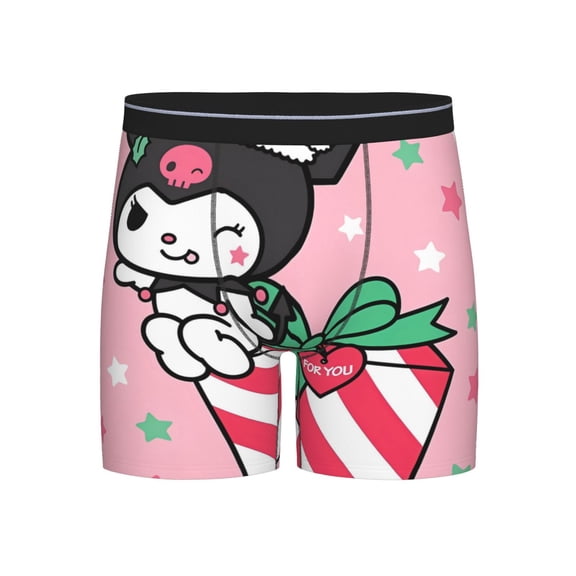 Saiise Sanrio Men's Underwear Boxer Briefs Cotton Trunks Short Leg Underwear (S-XXL)