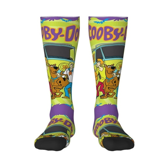 Saiise Scooby-Doo Am Funny Socks Men Women Boys Kids Adults Novelty Graphic Crew Tube Socks Crazy Design Casual Dress Socks for Sports,Running,Travel