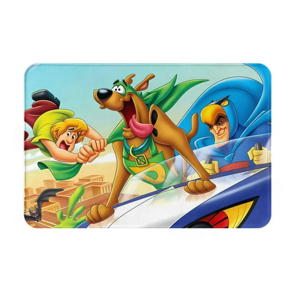 Saiise Scooby-Doo Bo Doormat Entrance Mat with Anti Slip Rubber Back Floor Mat Rug for Indoor Outdoor Kitchen Bedroom,16 x 24 Inch