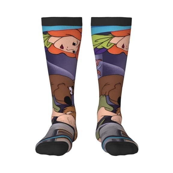Saiise Scooby-Doo Bp Funny Socks Men Women Boys Kids Adults Novelty Graphic Crew Tube Socks Crazy Design Casual Dress Socks for Sports,Running,Travel