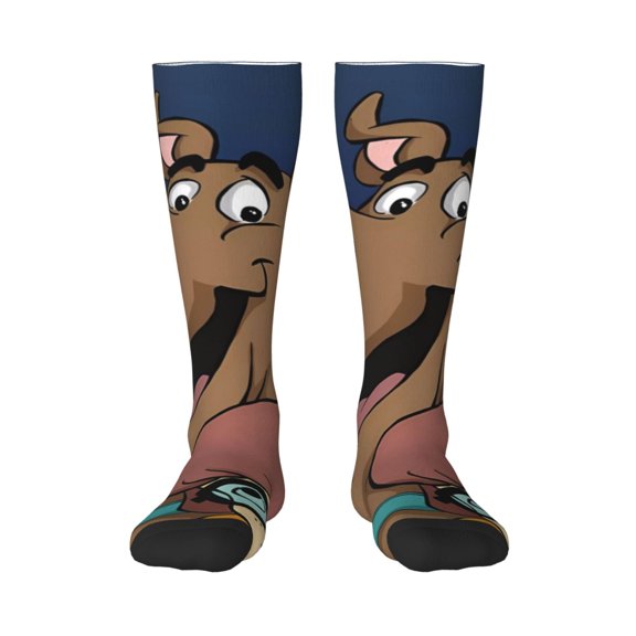Saiise Scooby-Doo Bv Funny Socks Men Women Boys Kids Adults Novelty Graphic Crew Tube Socks Crazy Design Casual Dress Socks for Sports,Running,Travel