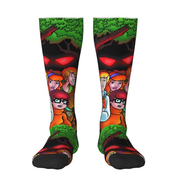 Saiise Scooby-Doo Ca Funny Socks Men Women Boys Kids Adults Novelty Graphic Crew Tube Socks Crazy Design Casual Dress Socks for Sports,Running,Travel