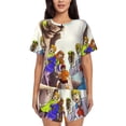 thumbnail image 1 of Saiise Scooby-Doo Cb Pajamas Sets for Women Soft Short-Sleeved Pjs with Lounge Shorts Two Piece Sleepwear S-4XL, 1 of 7