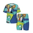 thumbnail image 1 of Saiise Scooby-Doo Ck 2-Piece Cozy Pamas For Little/Big Childern Short Sleeves Cool PJs Set Kid 2 Piece Pama Set-Small, 1 of 7